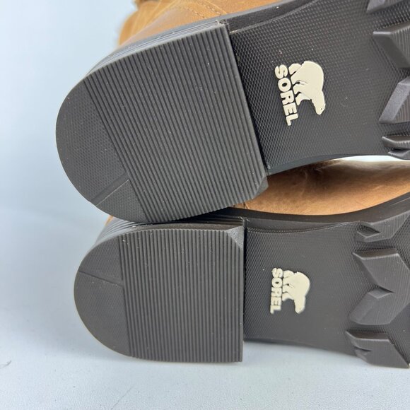 Sorel Womens Emelie Foldover Boot NL3025 Waterproof Camel Leather size 6.5 - Picture 14 of 16